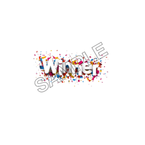 colorful winner sample image png 