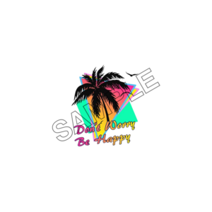 be happy on beach sample image png