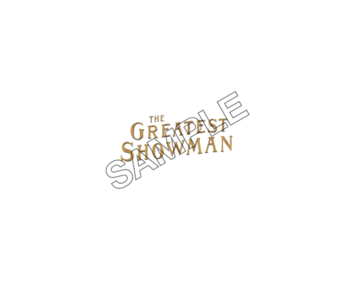 SHOWMAN word effect logo icon sample png