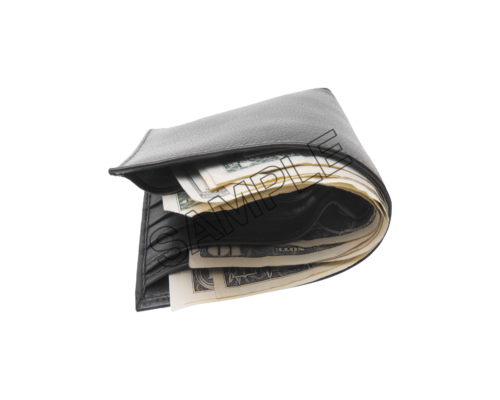 wallet folded sample image png