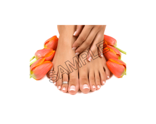 finger nails feet arranged sample image png