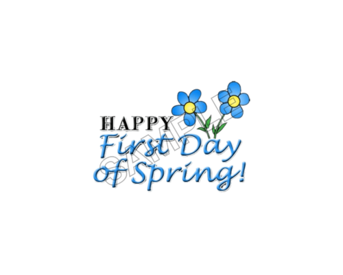 1 day of spring sample image png