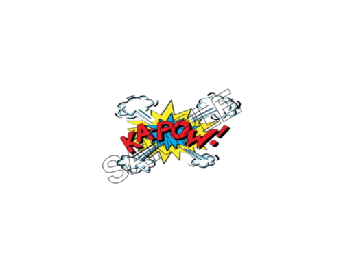 word effect kapow logo icon sample png