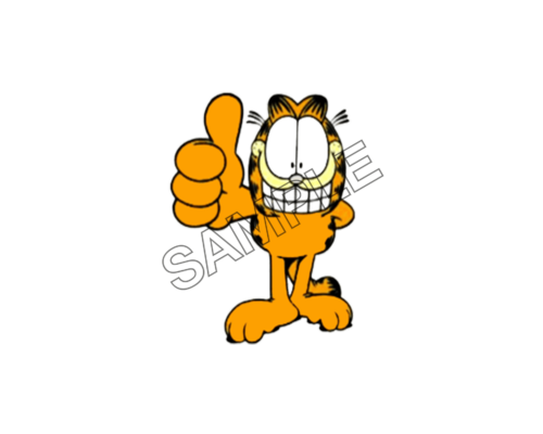 garfield thumb up sample image png