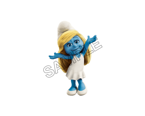 the smurfs happy strumfette sample image png