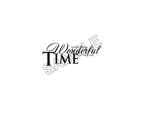 the most wonderful time sample image png