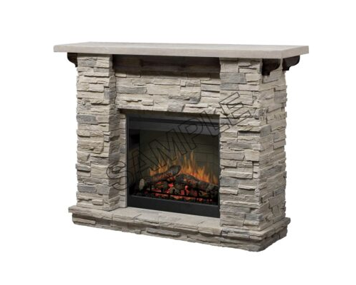 stone fireplace for winter time