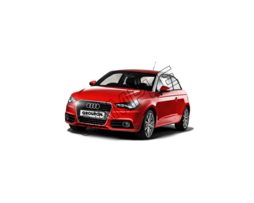 red color audi car sample image png