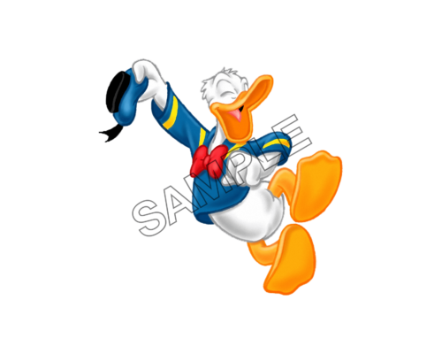 Donald Duck happy sample image png