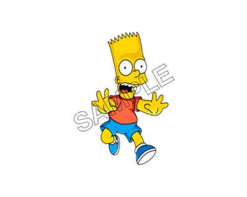 bart simpson running sample image png