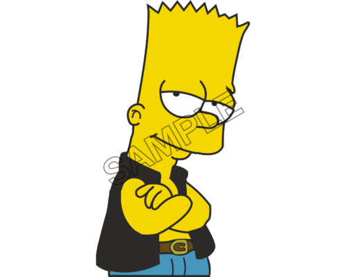 bart simpson fancy sample image png