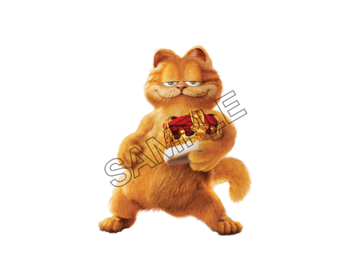 garfield holding crown sample image png