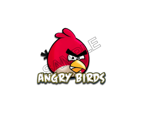 comic angry birds logo sample image png