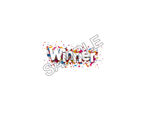 colorful winner sample image png