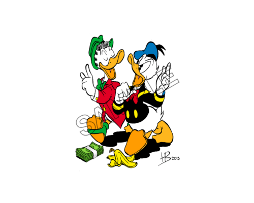 Donald Duck and Friend sample image png