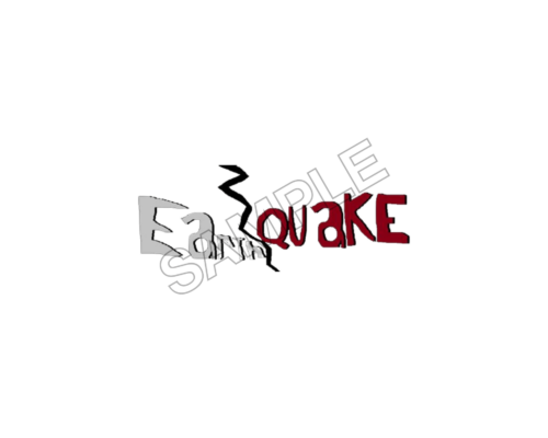 earthquake logo sample image png