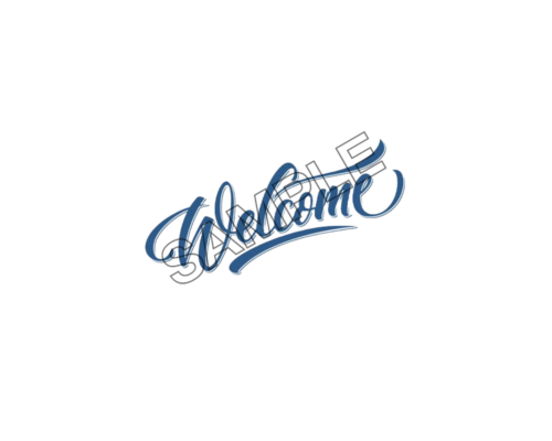 welcome word sample image png