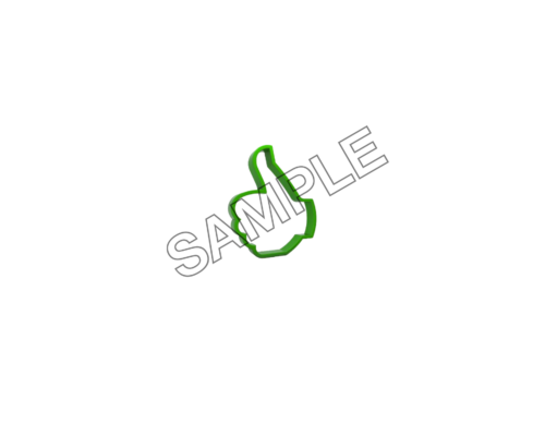 thumb up word effect logo icon sample png