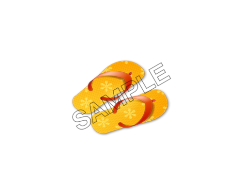 beach slippers calendar sample image png