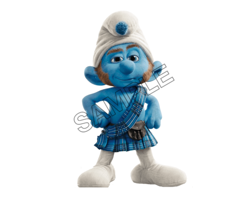 the smurfs scotsman sample image png