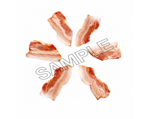 Bacon Flower shape , png