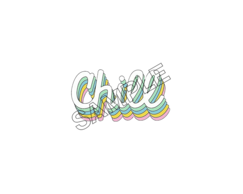 chill word sample image png