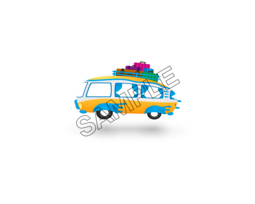 van traveling calendar sample image png