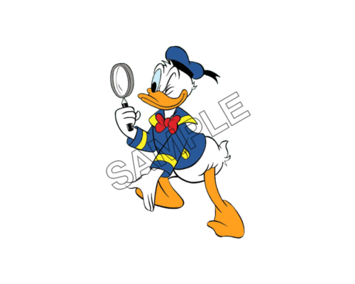 Donald Duck detective sample image png