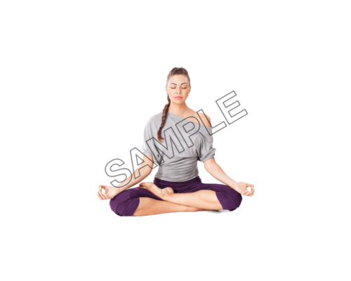 yoga lotus position sample image png