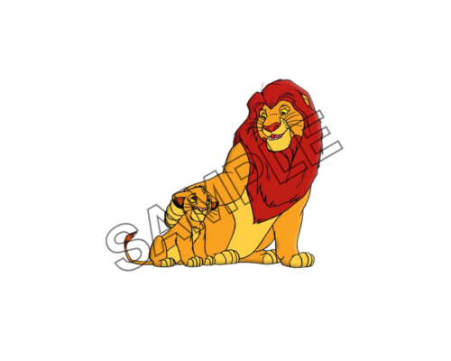 The Lion King and Simba sample image png