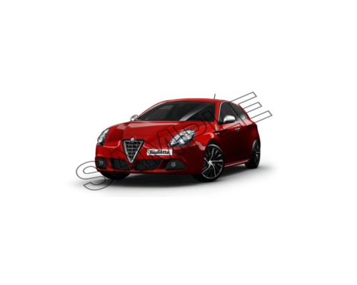 red color apha romeo car sample image png