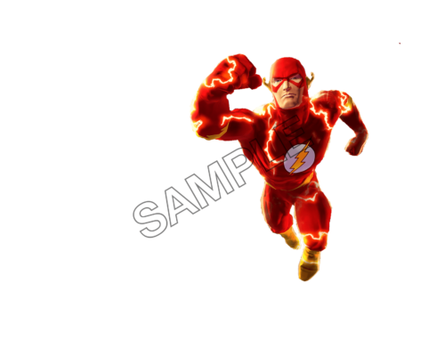 comic the flash sample image png