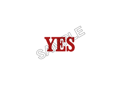 yes word effect logo icon sample png