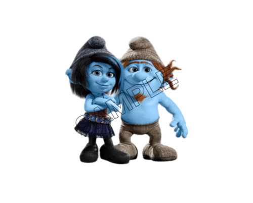 the smurfs pair sample image png