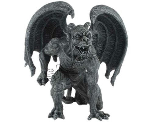 sinister grey gargoyle