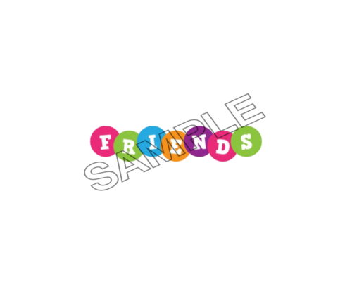 friends word sample image png