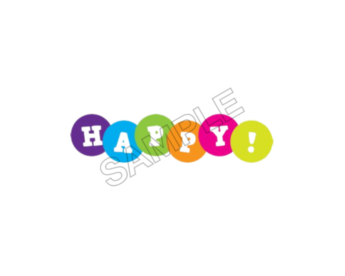 happy word sample image png