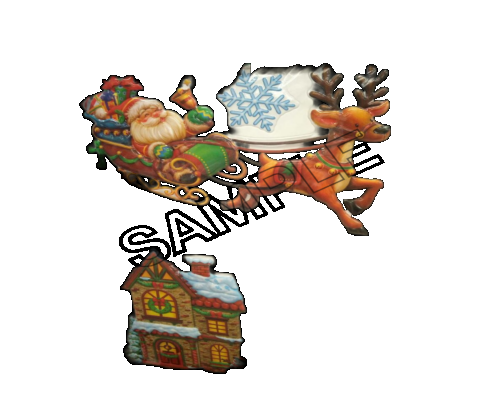 Santa s sleigh , png