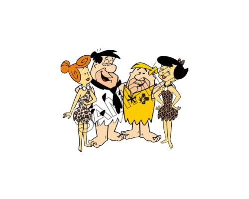 flintstones and rubbles talking sample image png