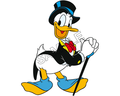 Donald Duck show sample image png