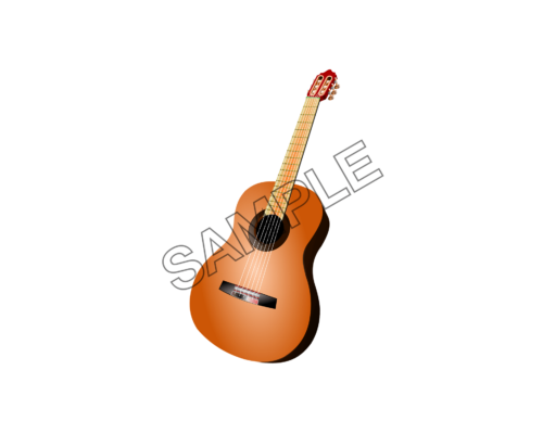 acoustic machagony guitar sample png