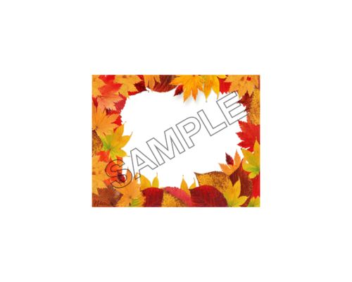 autumn leaves frame sample image png