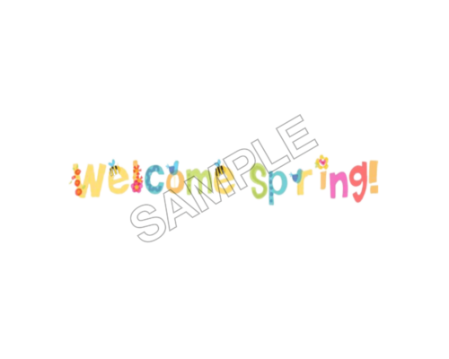 welcome spring sample image png