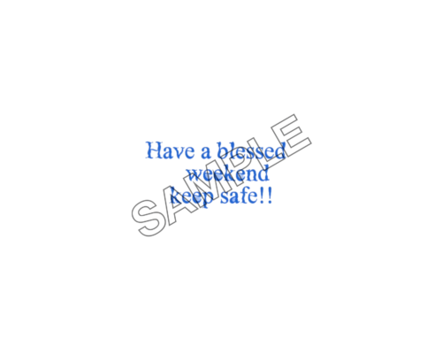 blessed weekend sample image png