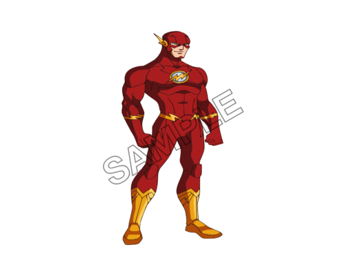 comic the flash posture sample image png