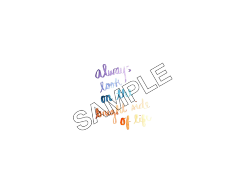 look at the bright side sample image png