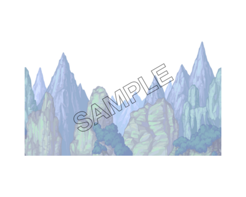 Colorfull Blue mountain sample Background png