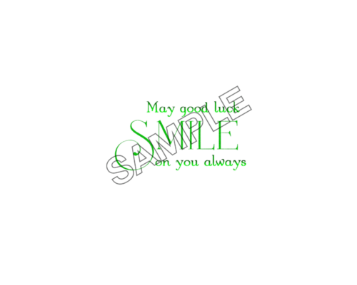 good luck sample image png