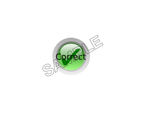 correct wonderful word effect logo icon sample png