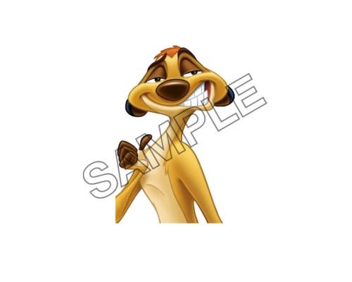 The Lion King character Timon sample image png